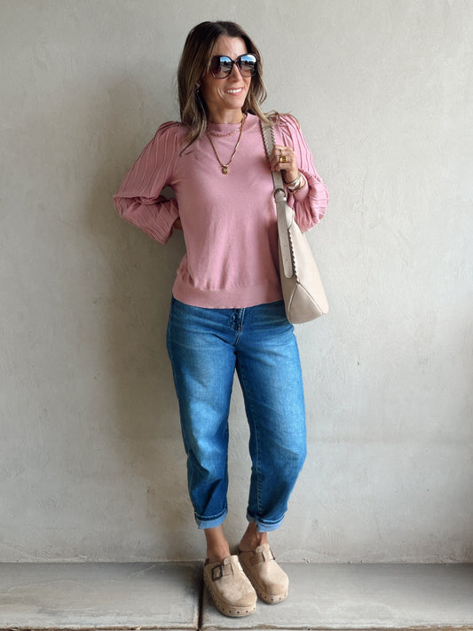 Michelle Sweater in Mauve