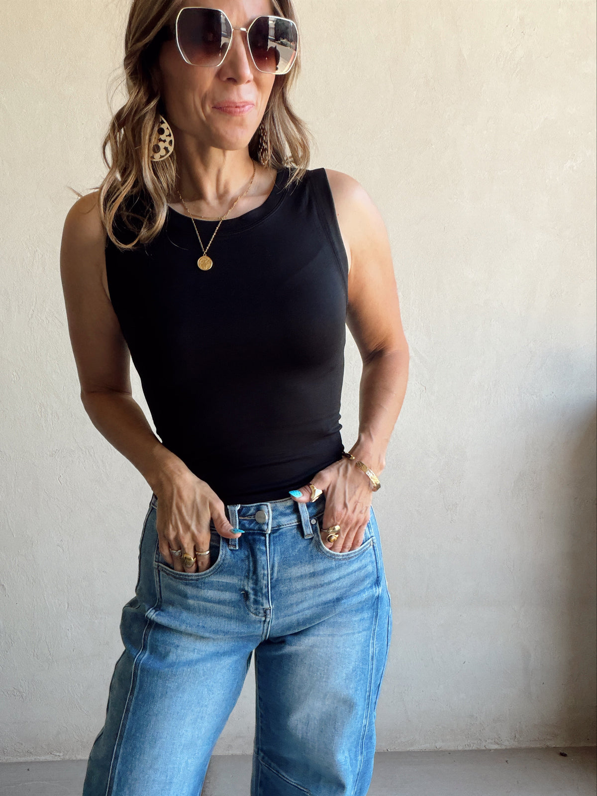 Aubrey Tank in Black