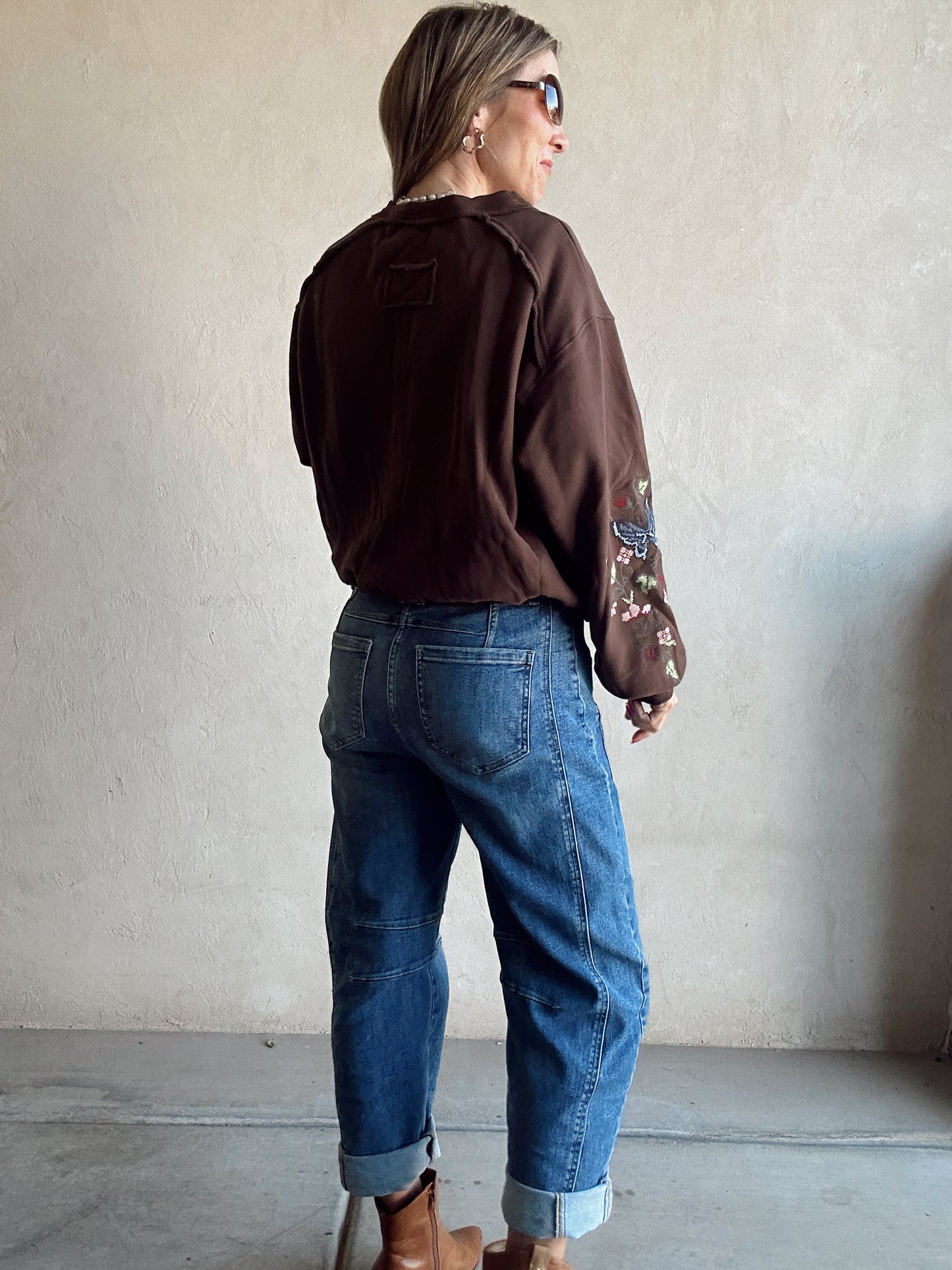 Eileen Cardigan in Chocolate Brown