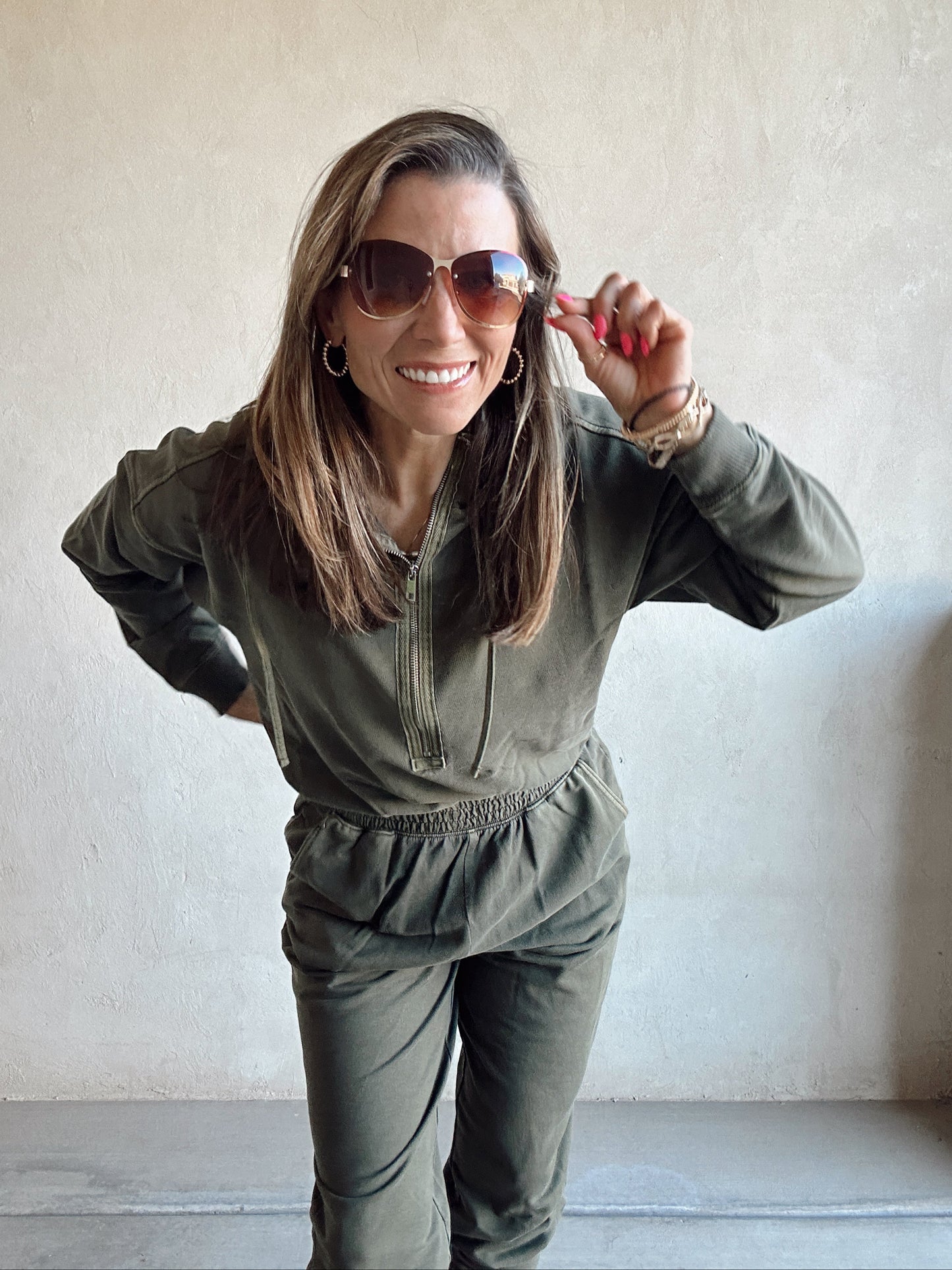 Jumpsuit of Your Dreams in Dark Olive