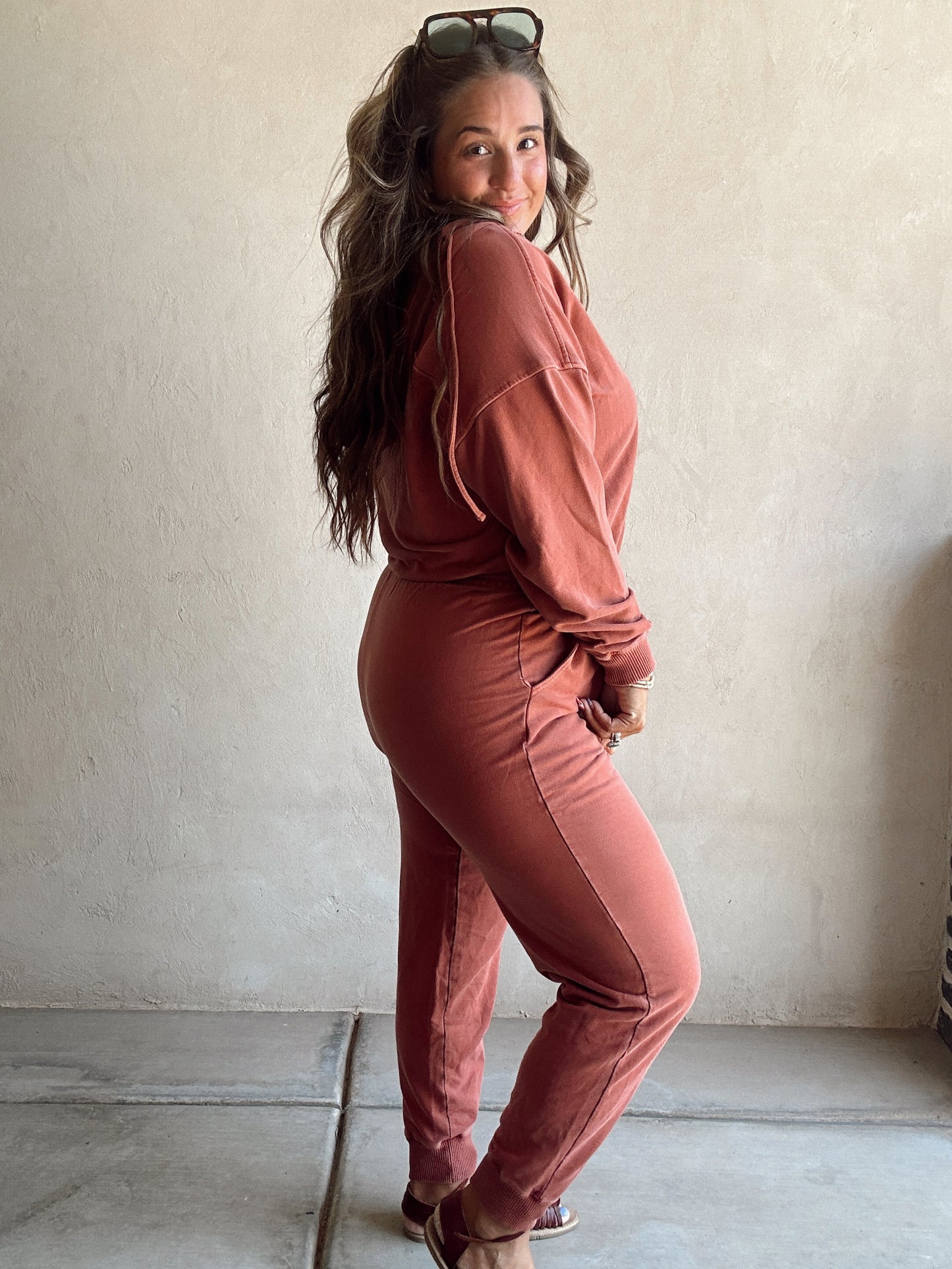 Jumpsuit of Your Dreams in Rust