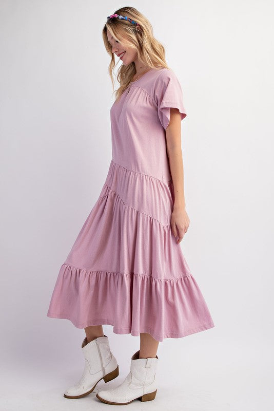 Ella Dress in Light Mauve