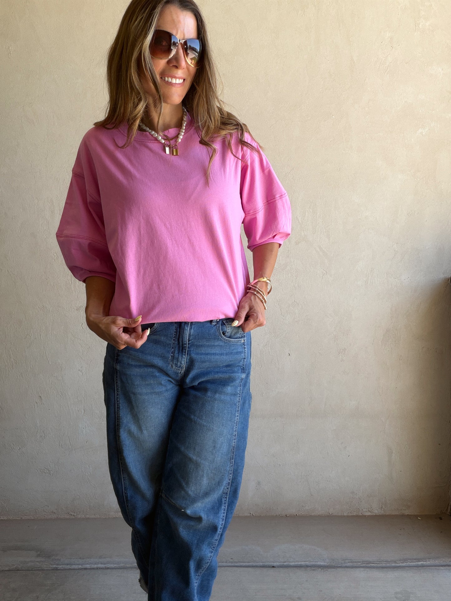Jenelle Top in Pink