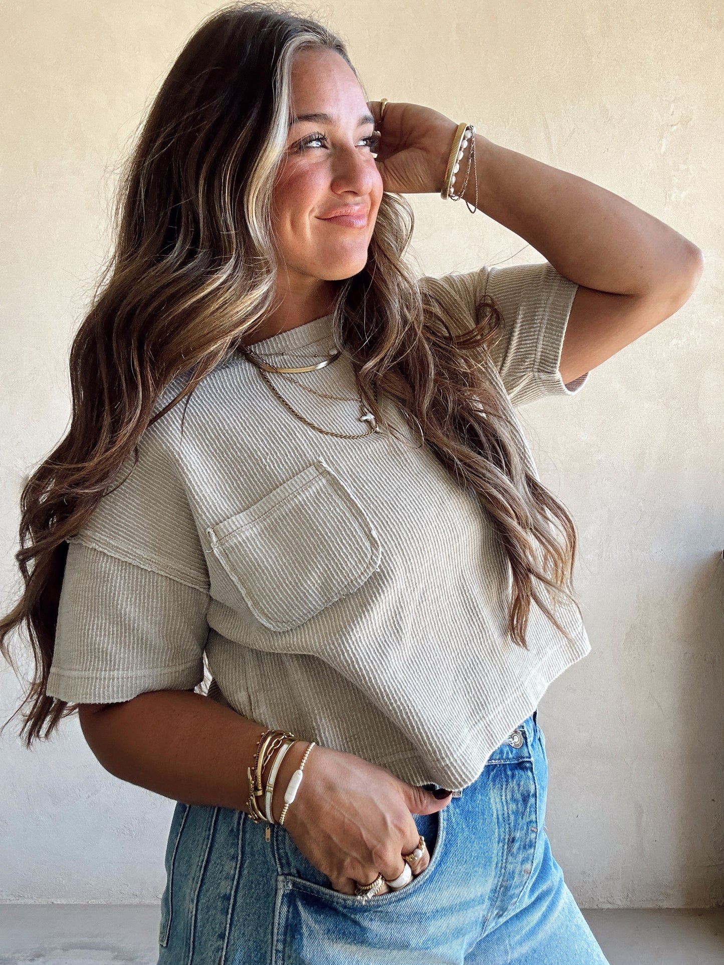 Marta Tee in Tan