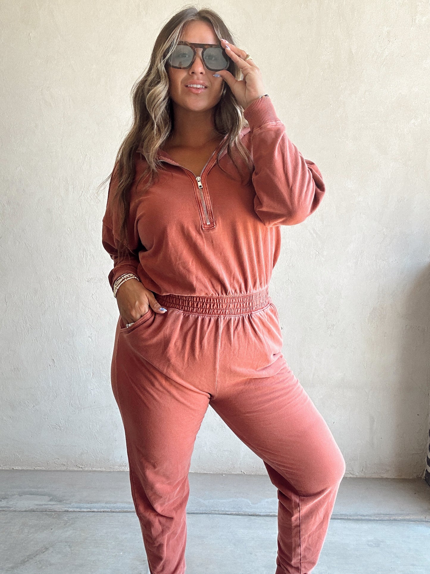 Jumpsuit of Your Dreams in Rust