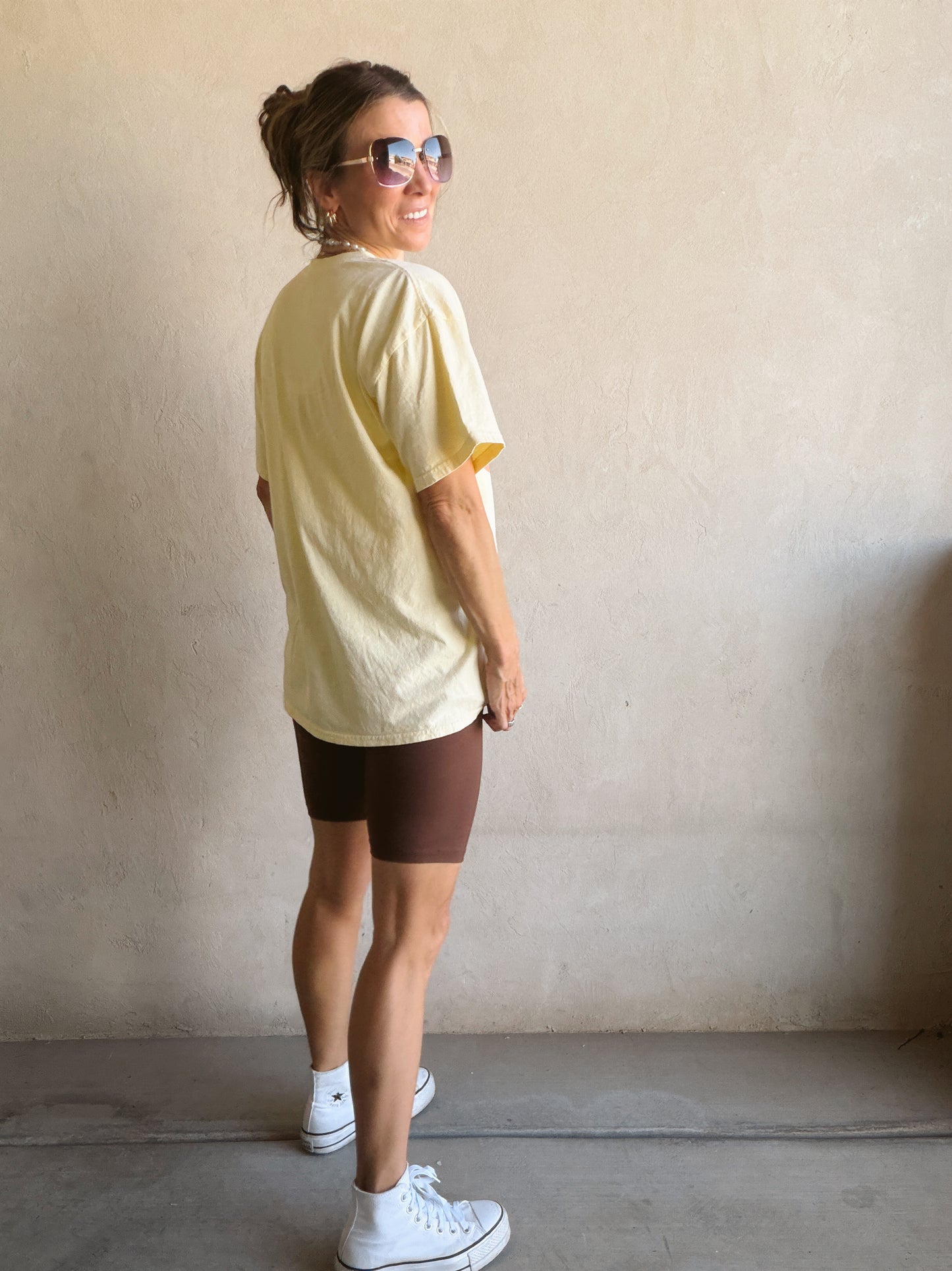 Hawaii Tee in Butter Yellow