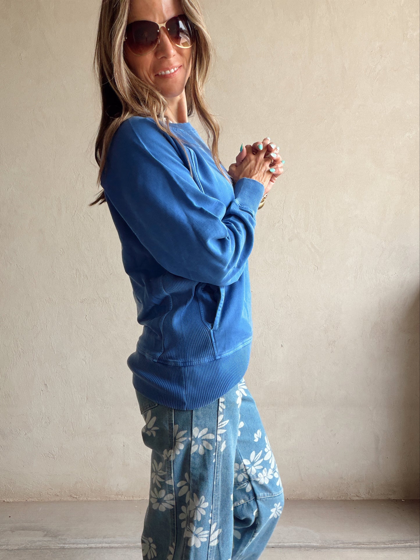 Tally Sweatshirt in Blue