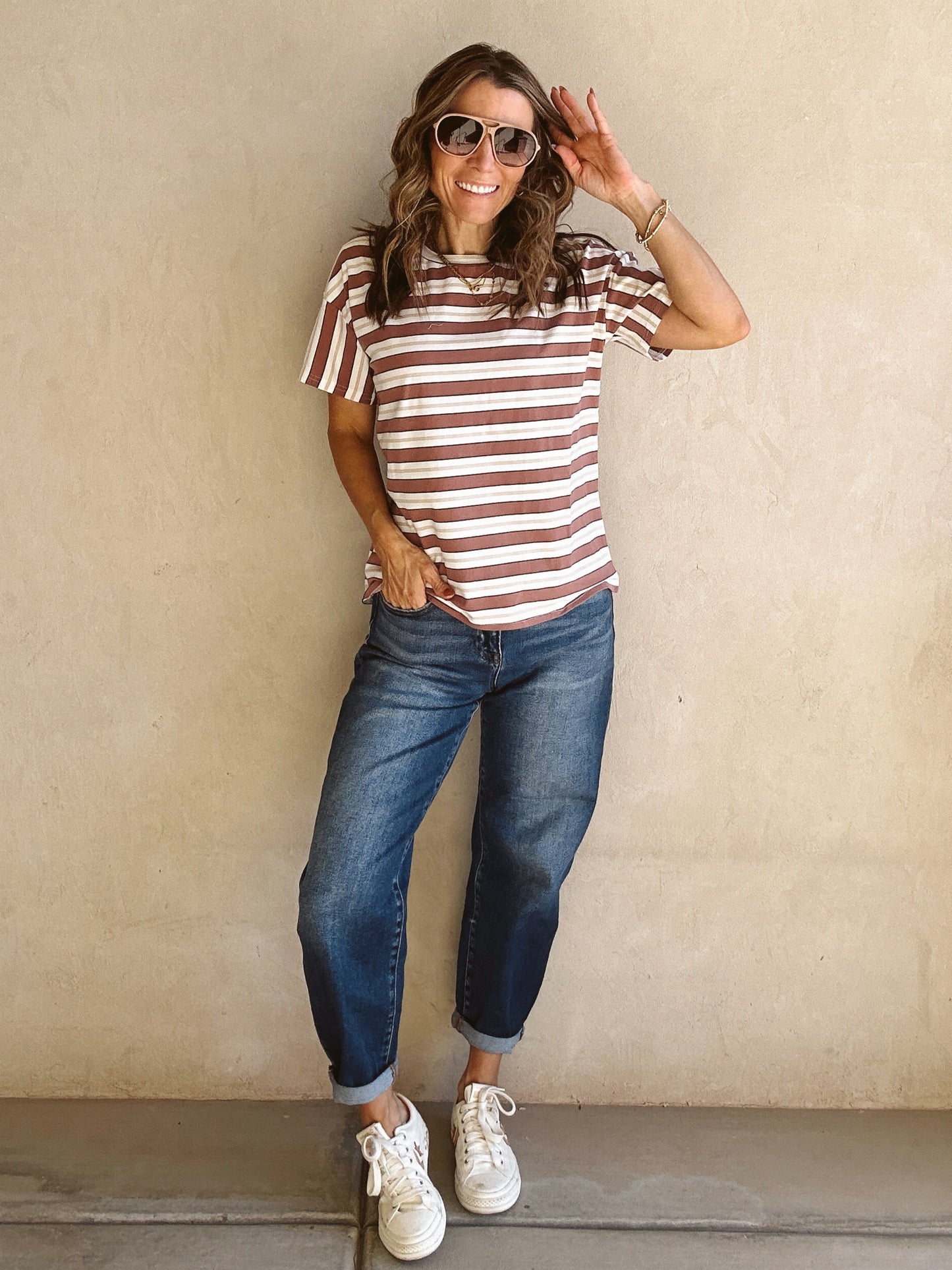 Harper Striped Top
