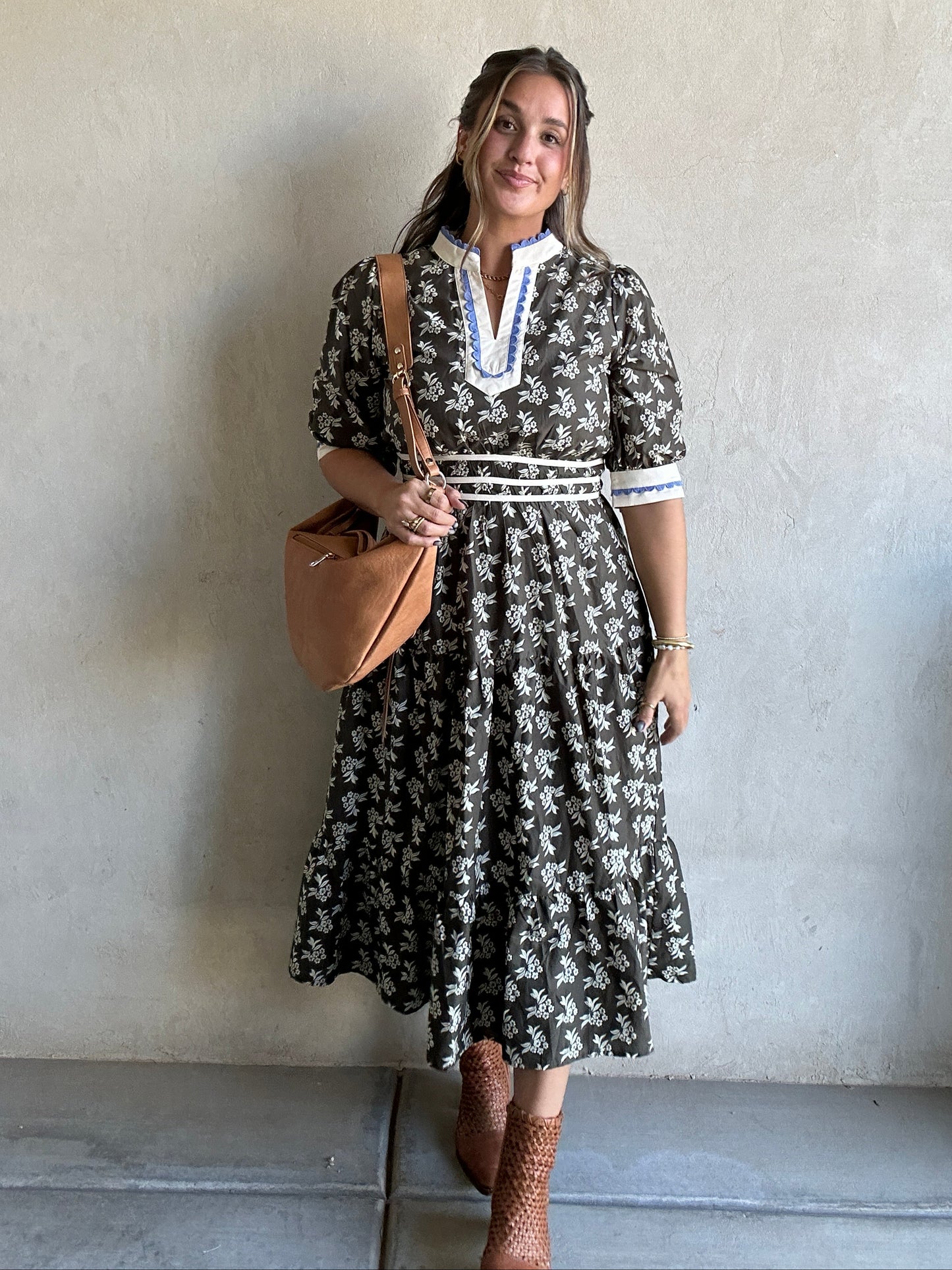 Kate Dress in Mineral Washed Charcoal