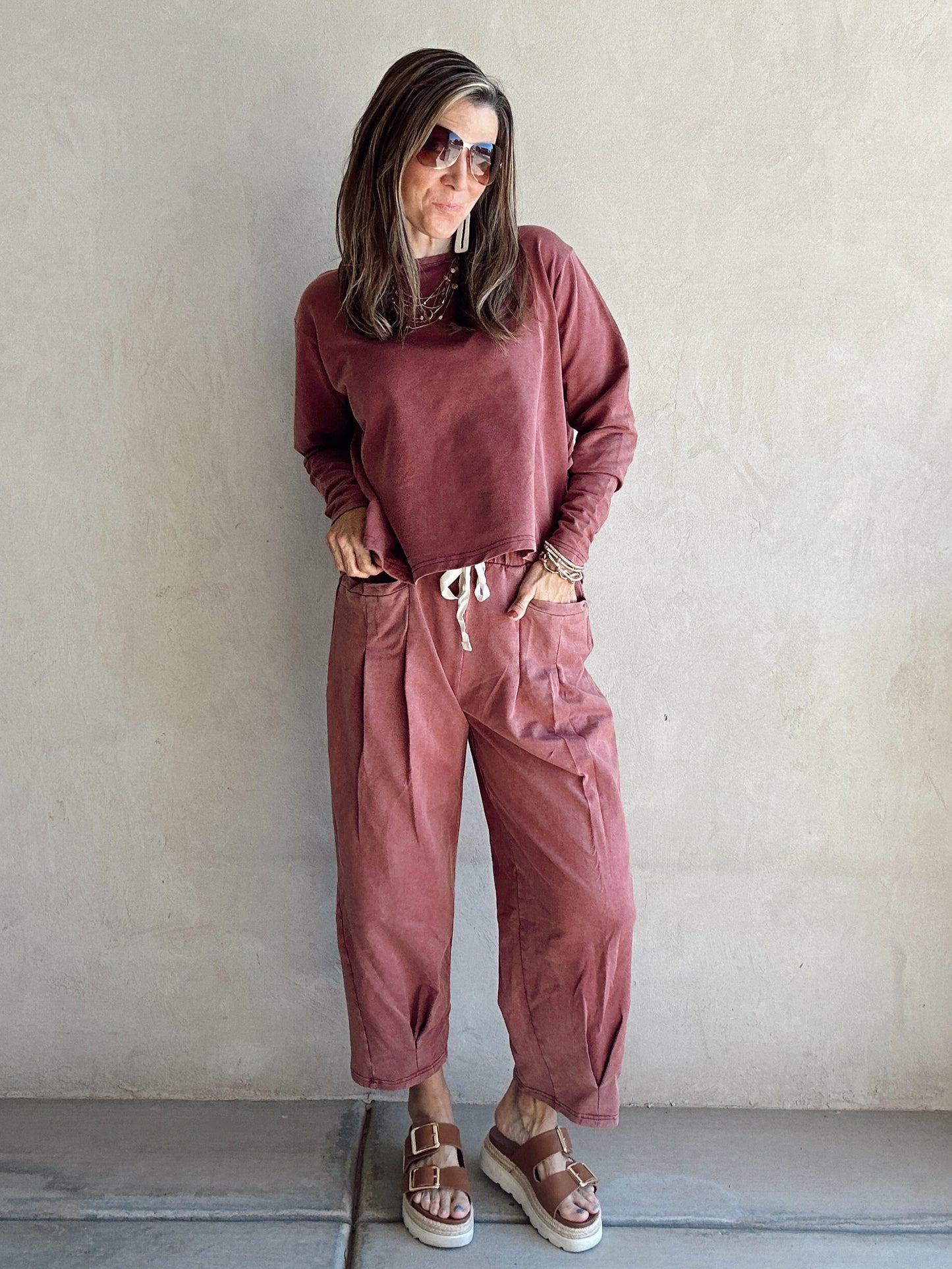 Tiffany Set in Burgundy