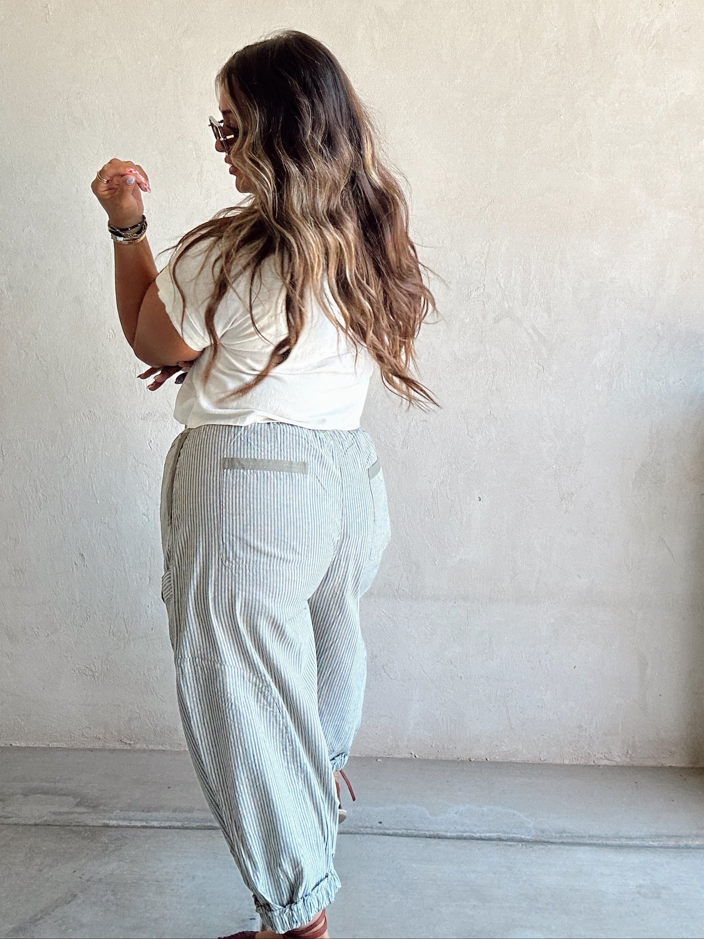 Cambria Pants in Cream, Olive, & Navy