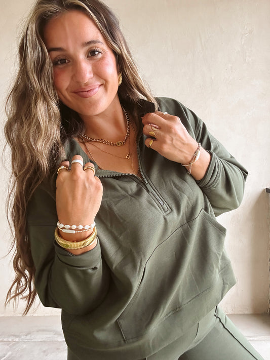Ashtyn Set in Olive or Black