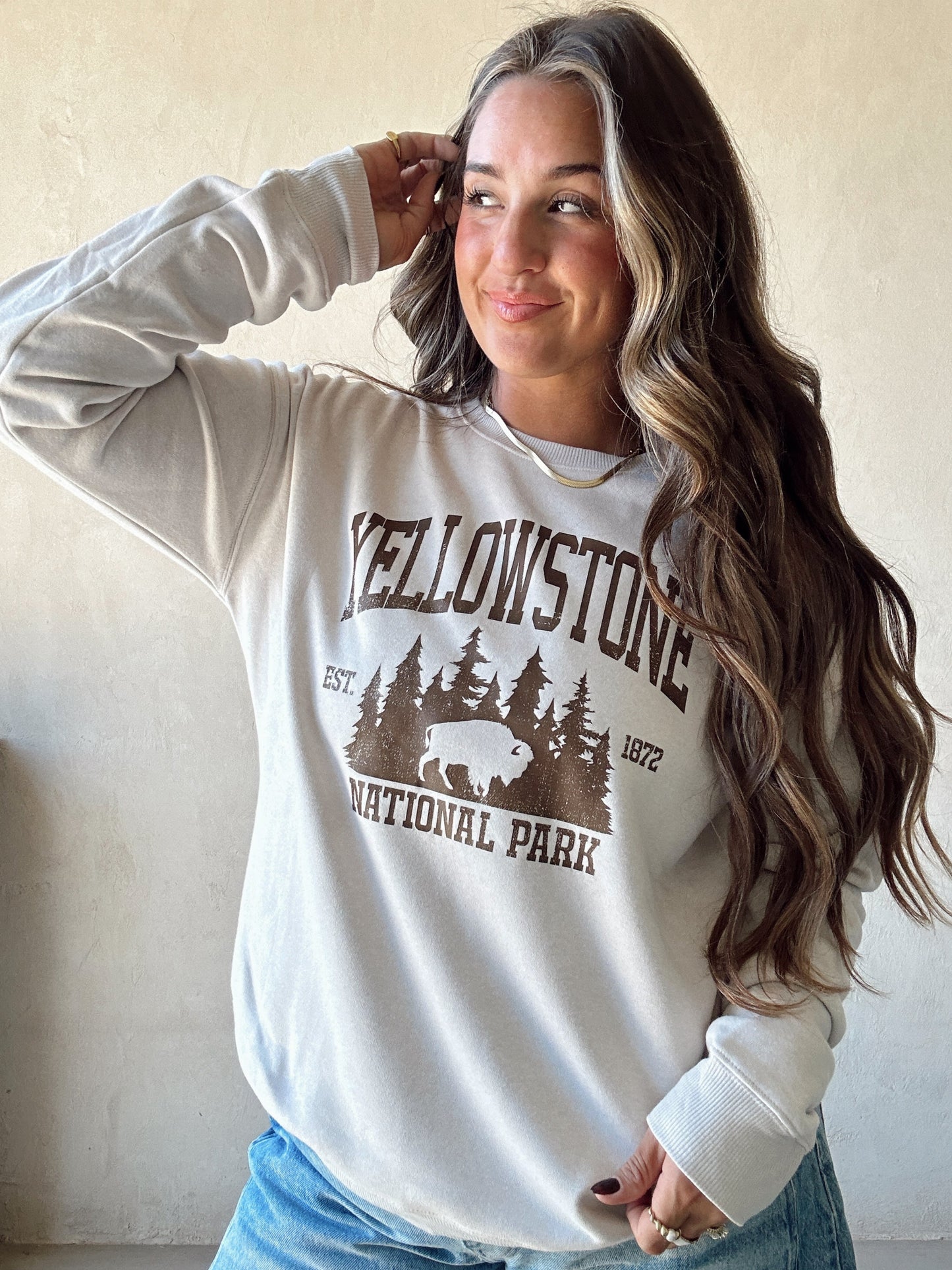 Yellowstone Sweatshirt in Oat