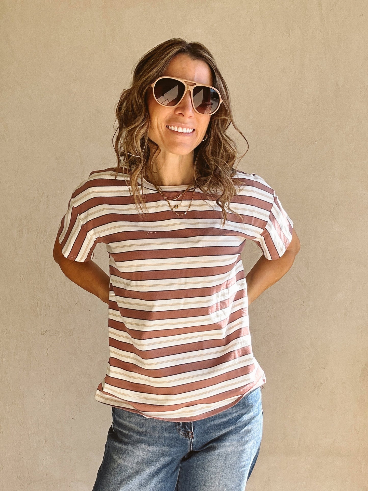 Harper Striped Top