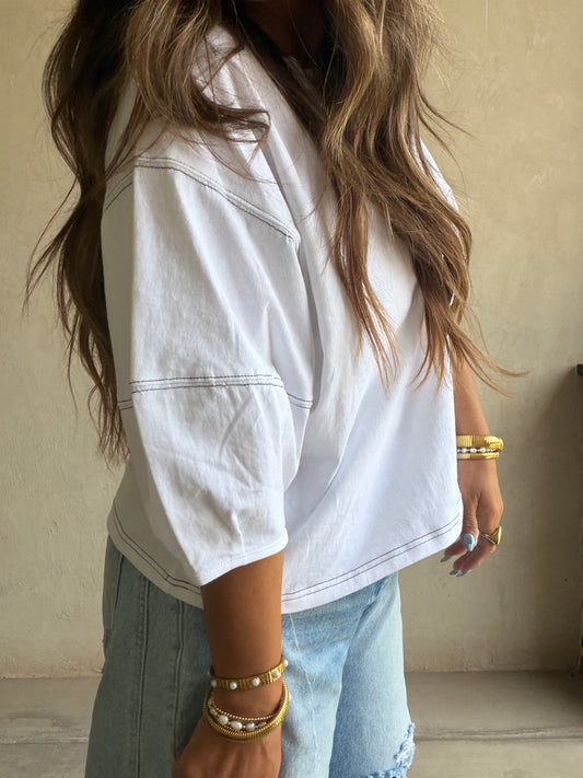 Jenelle Top in White