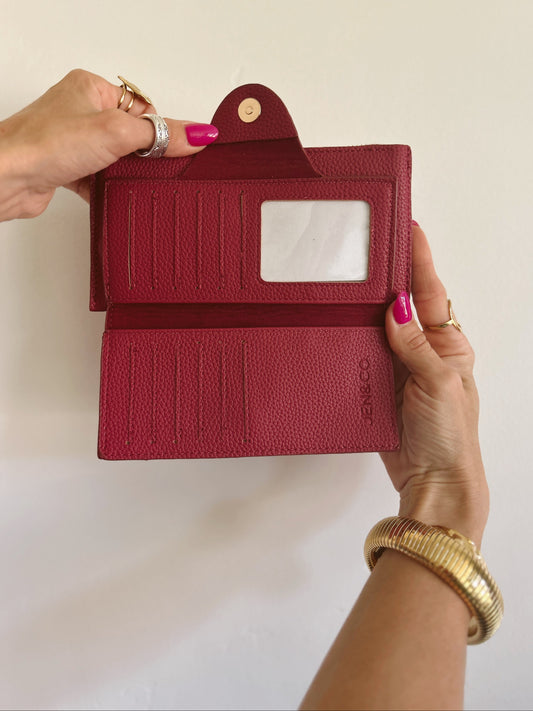 Maylee Wallet in Raspberry