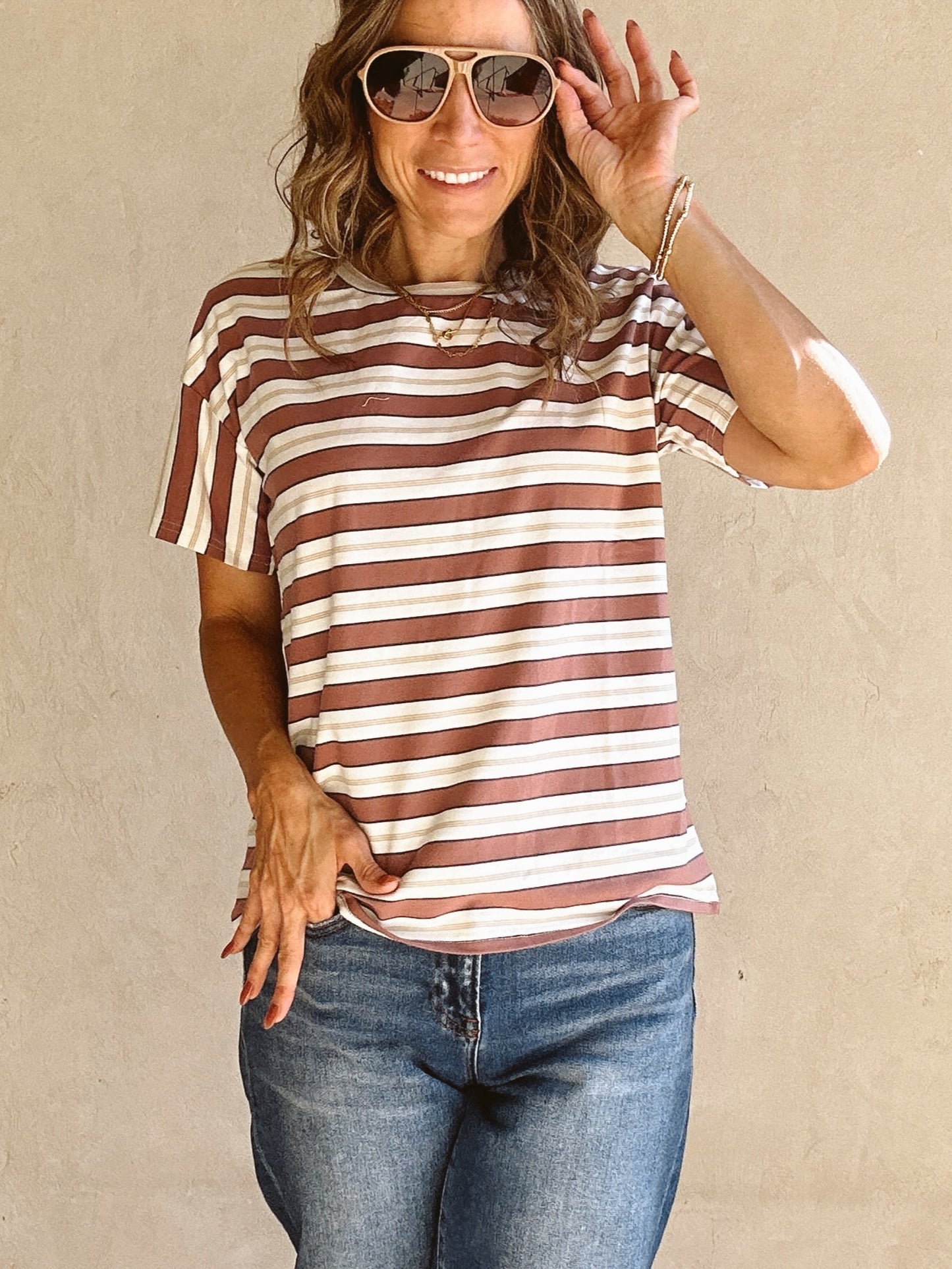 Harper Striped Top