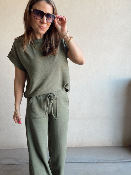 Vanessa Set in Olive