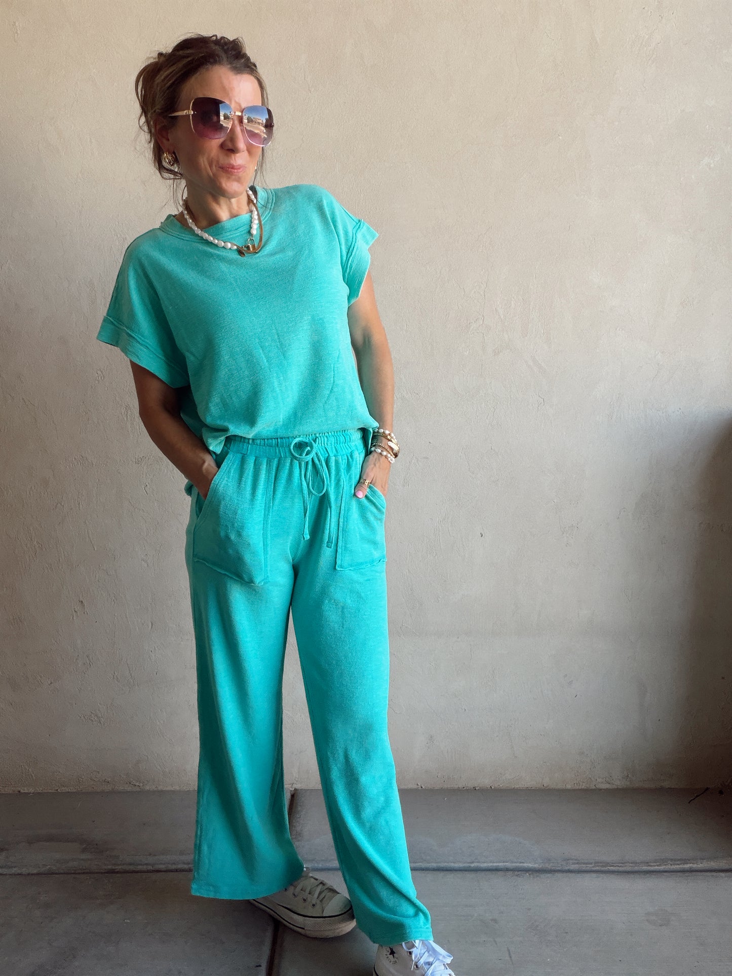 Vanessa Set in Teal