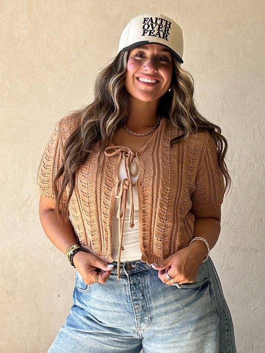 Cozette Sweater in Camel