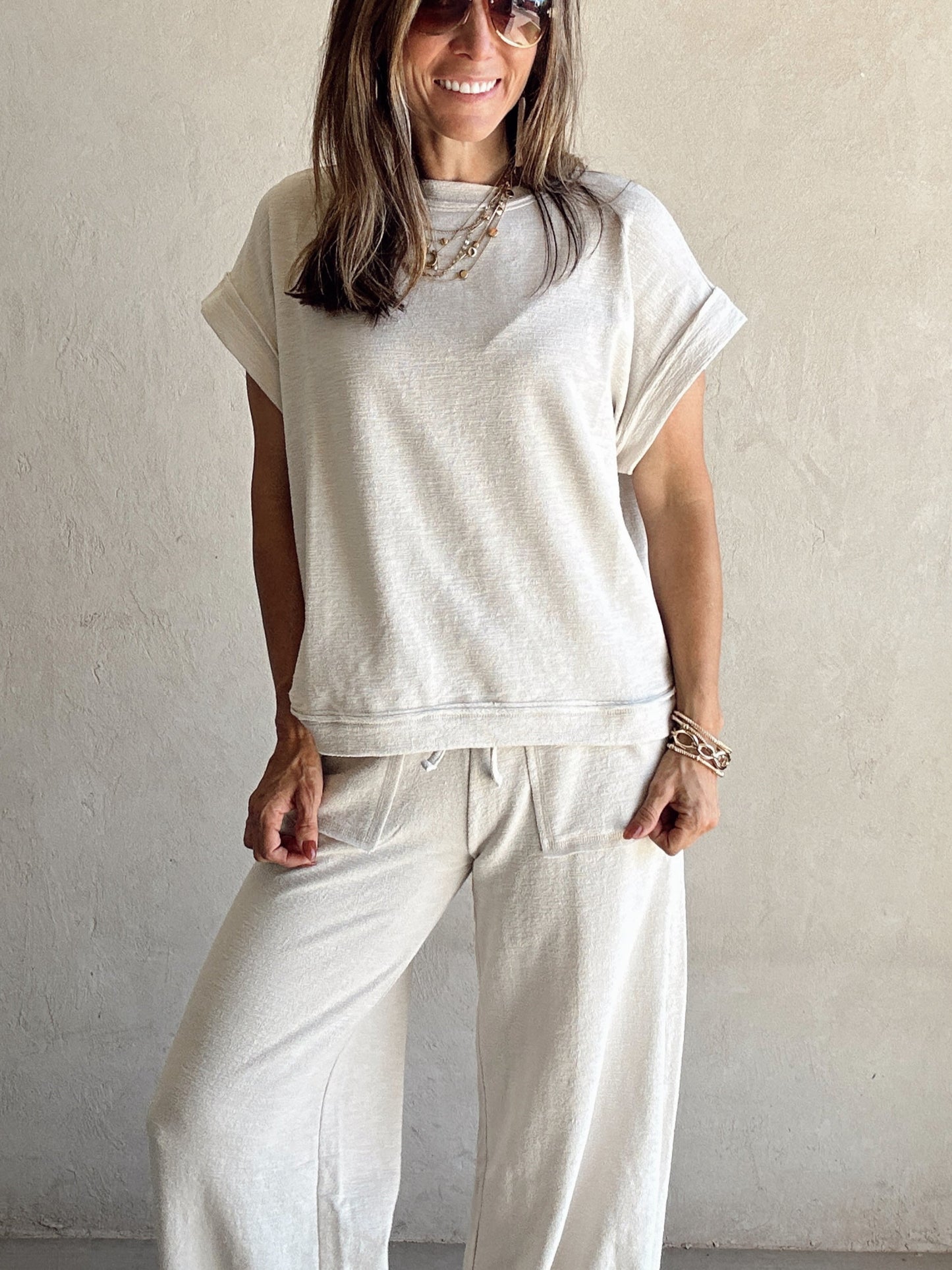 Vanessa Set in Sand Beige