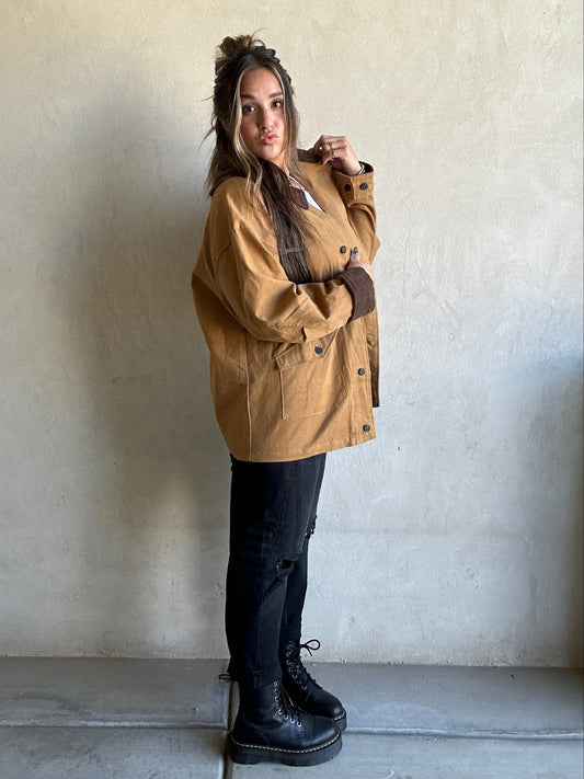 Barn Jacket in Dark Camel