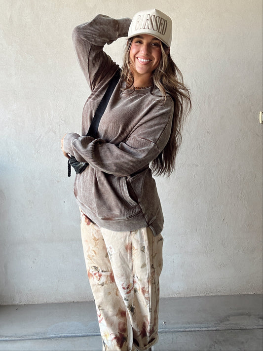 Vera Floral Barrel Jeans