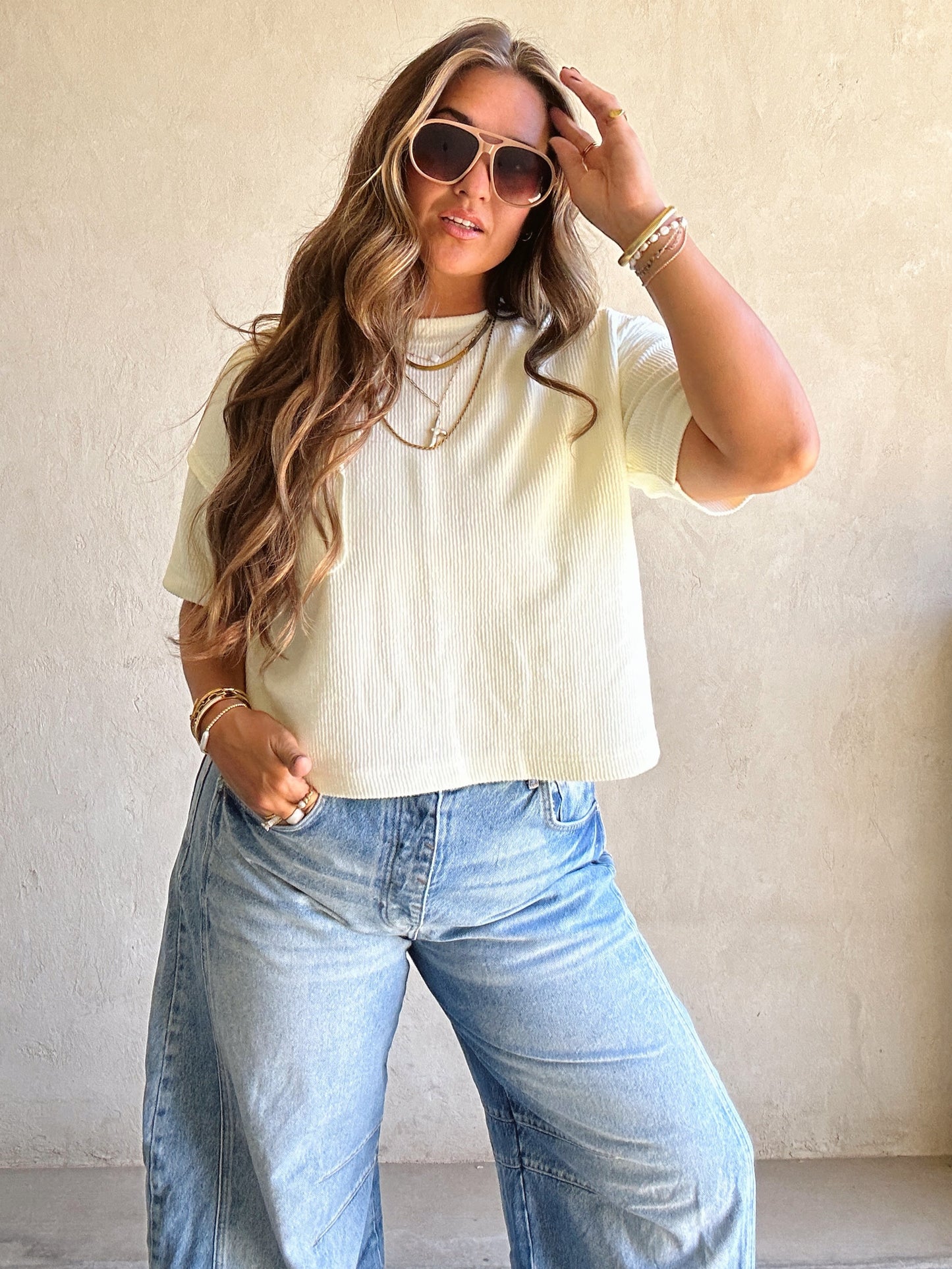 Marta Tee in Butter Cream
