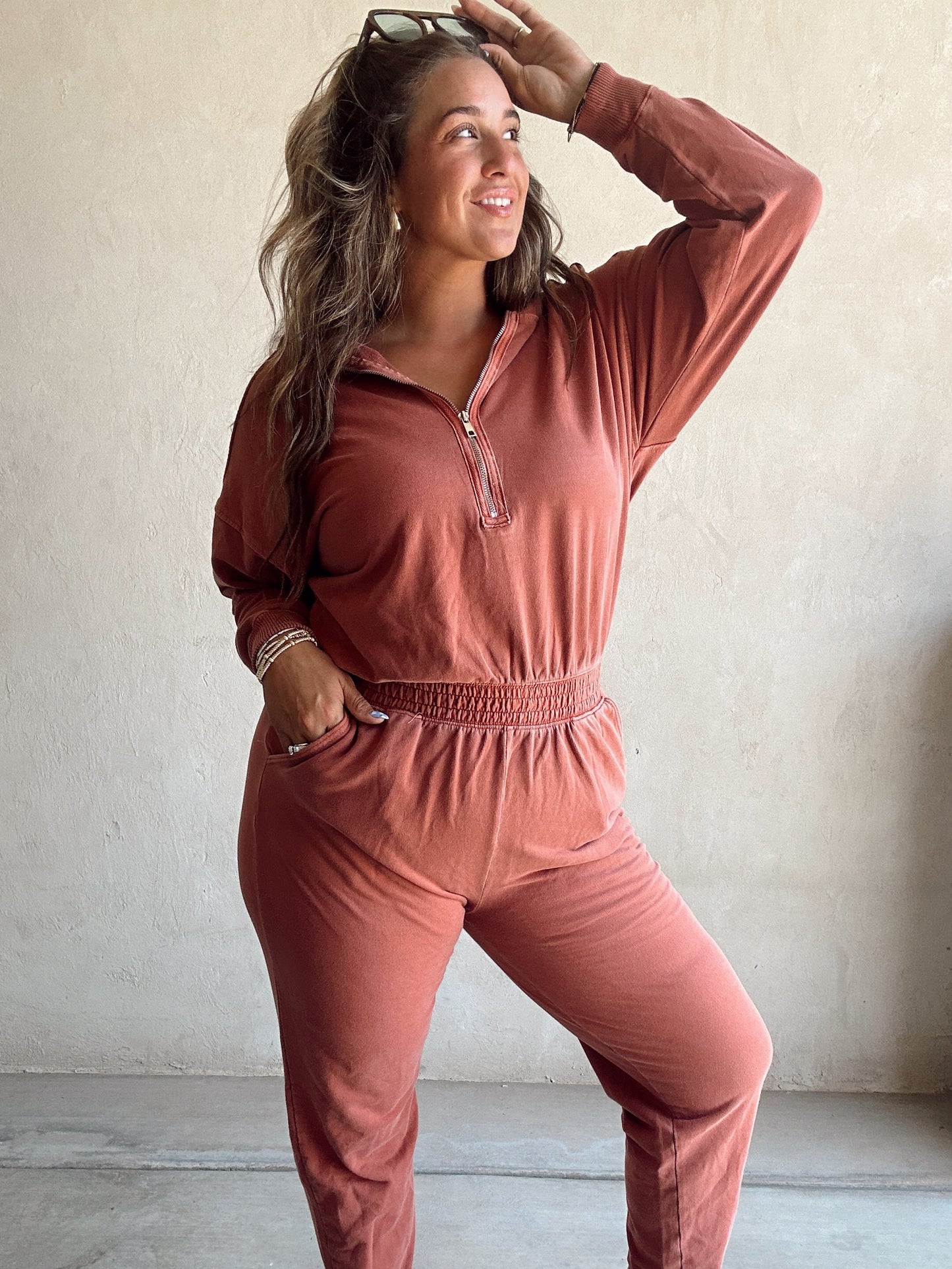 Jumpsuit of Your Dreams in Rust