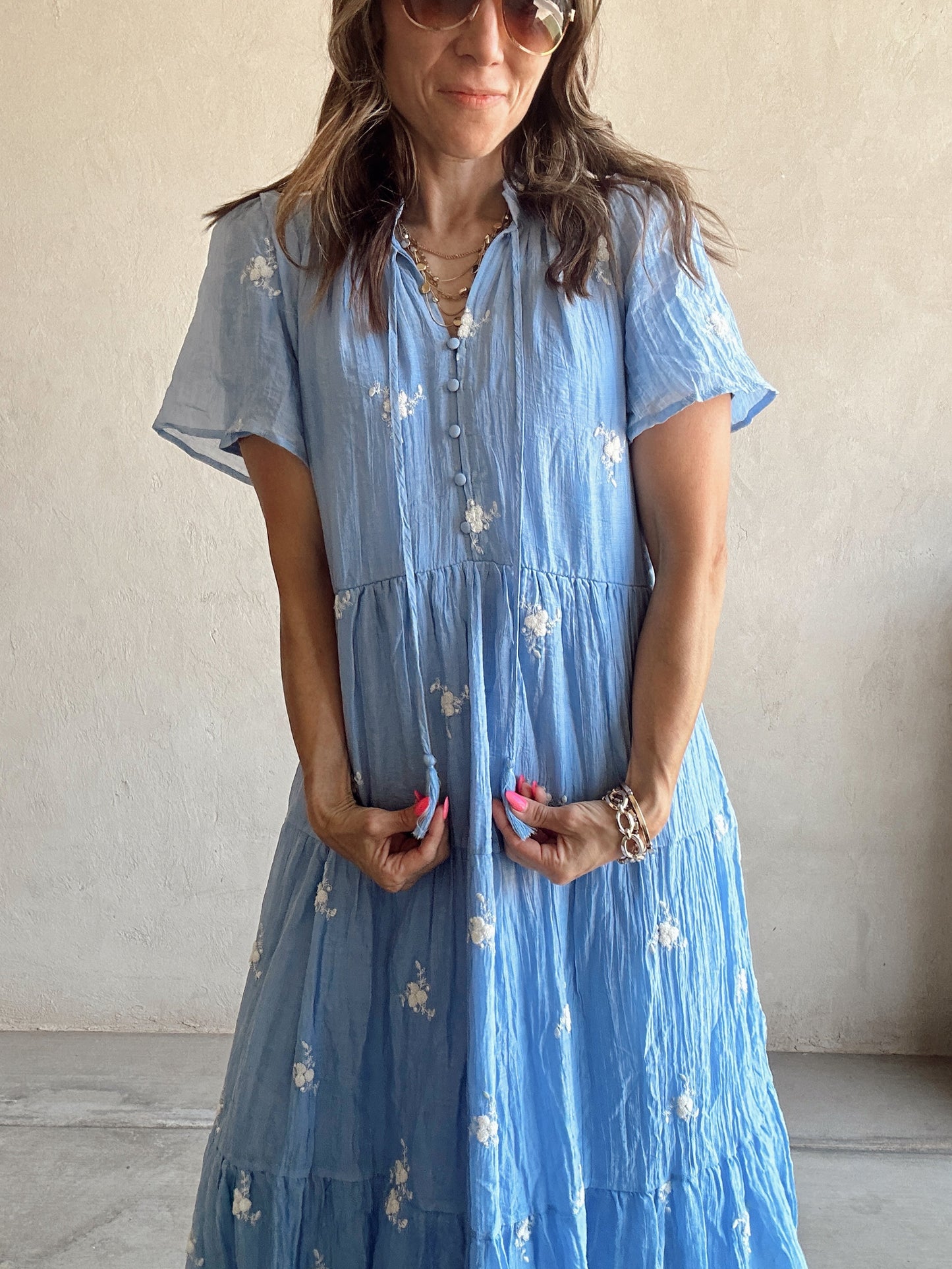 Brooke Maxi in Blue