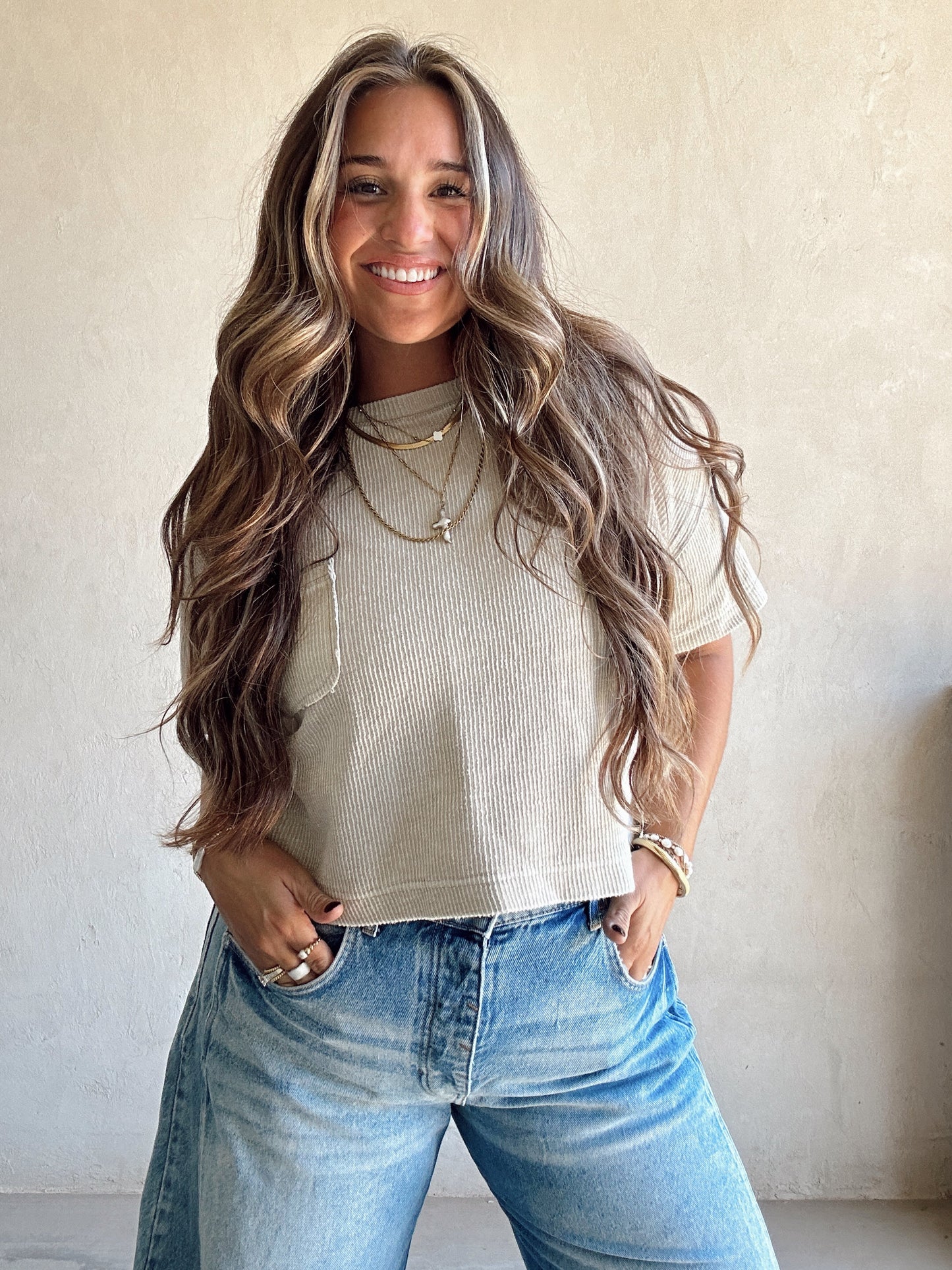 Marta Tee in Tan