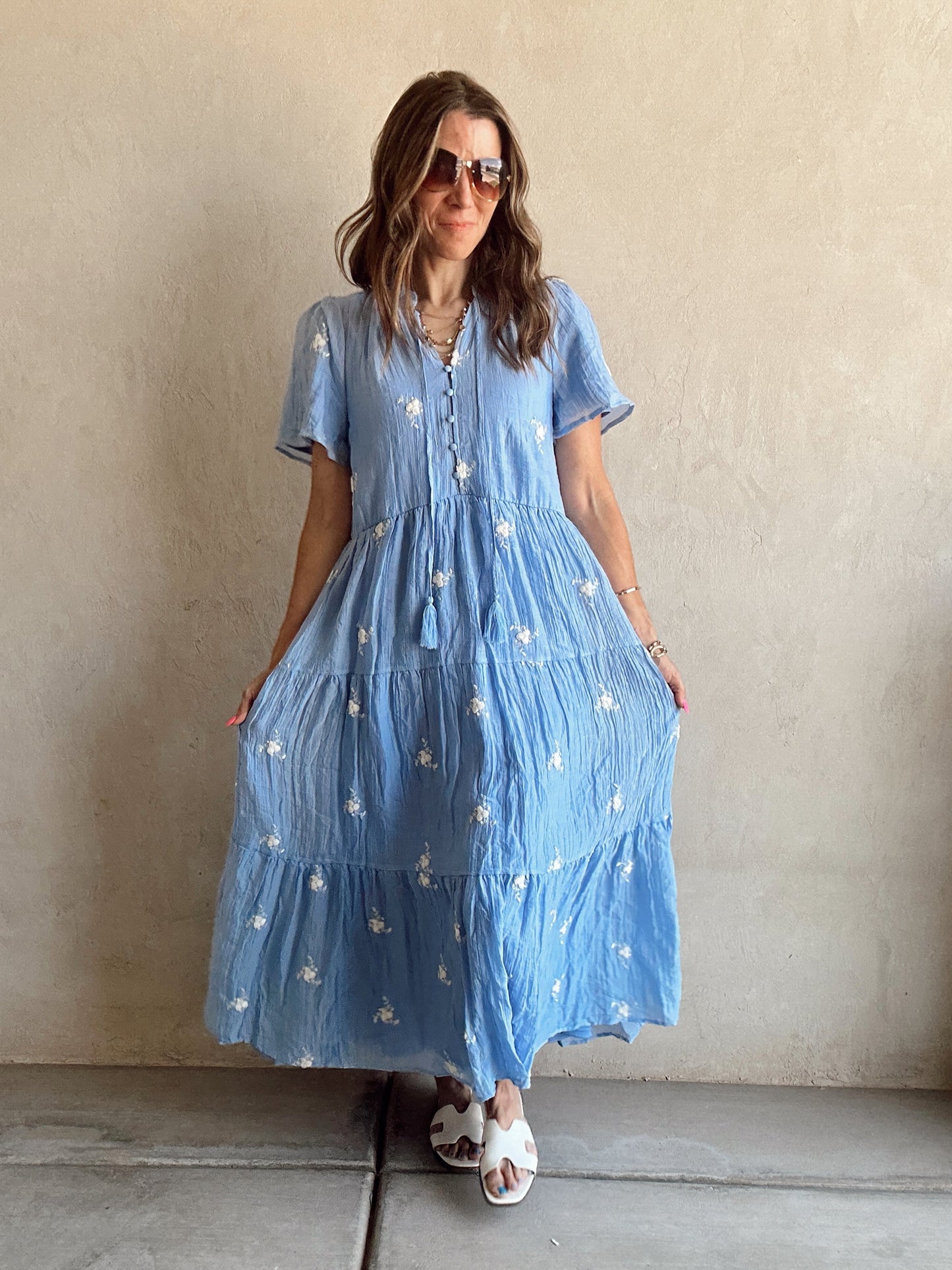 Brooke Maxi in Blue