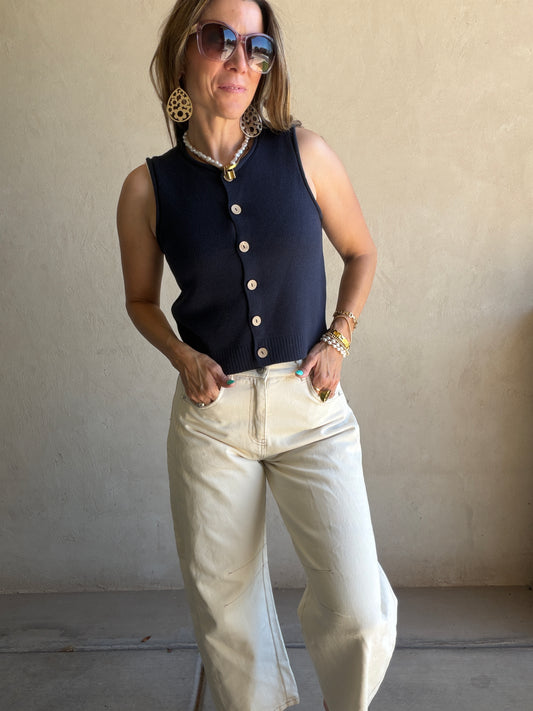 Amanda Vest in Navy