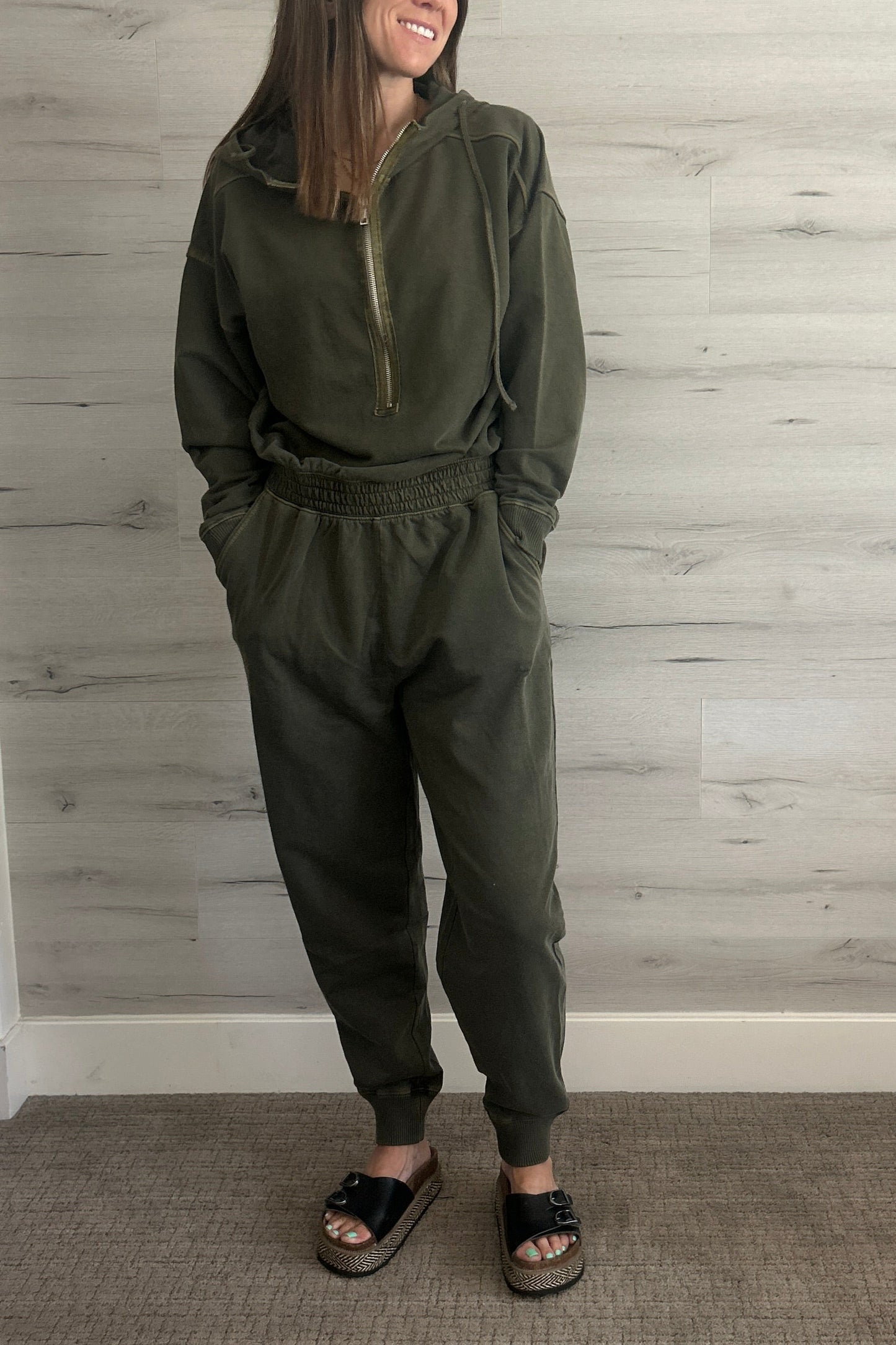 Jumpsuit of Your Dreams in Olive