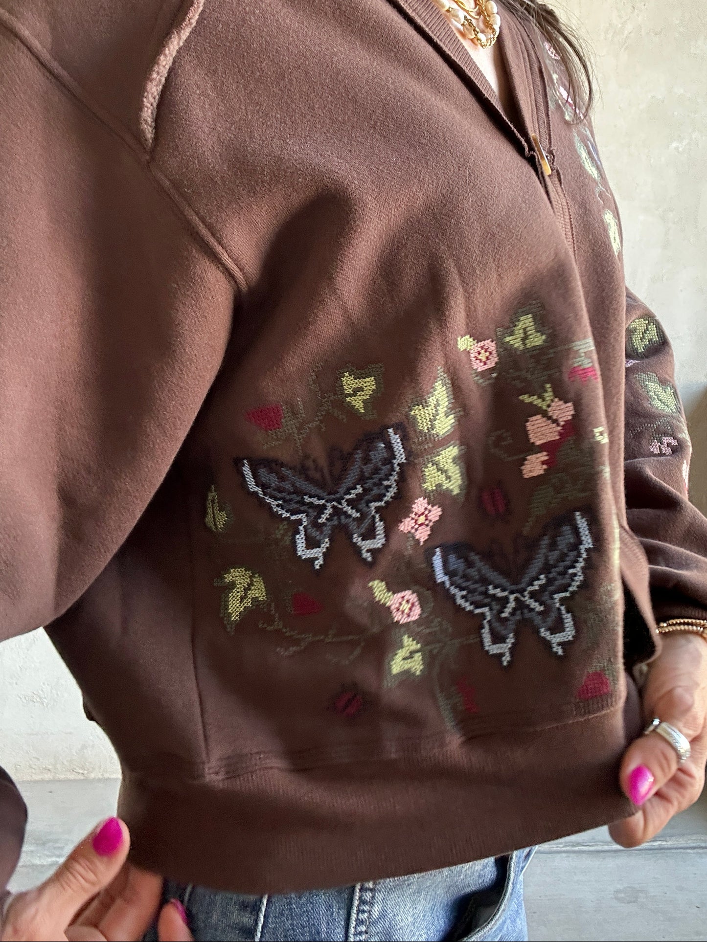 Eileen Cardigan in Chocolate Brown
