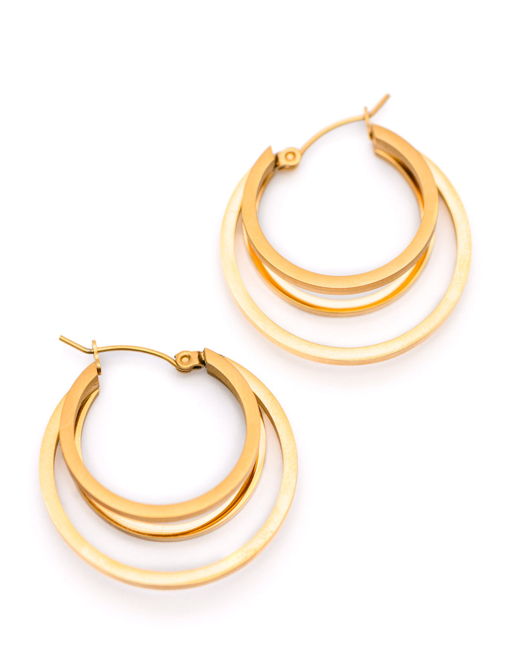 Get In Line Hoop Earrings
