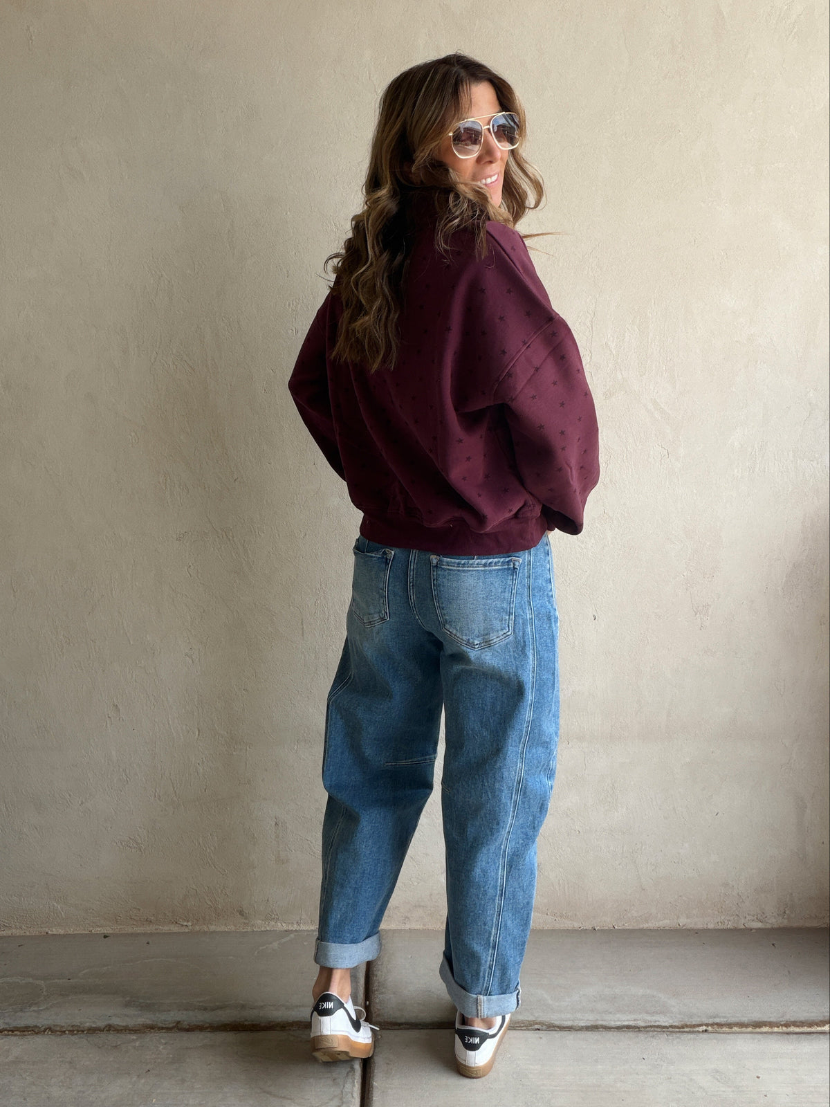 Lilly Medium Wash Barrel Jeans