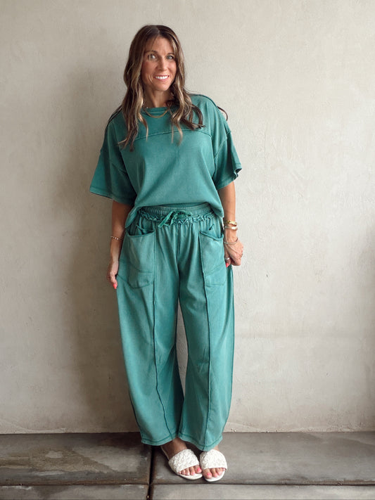 Clara Set in Teal