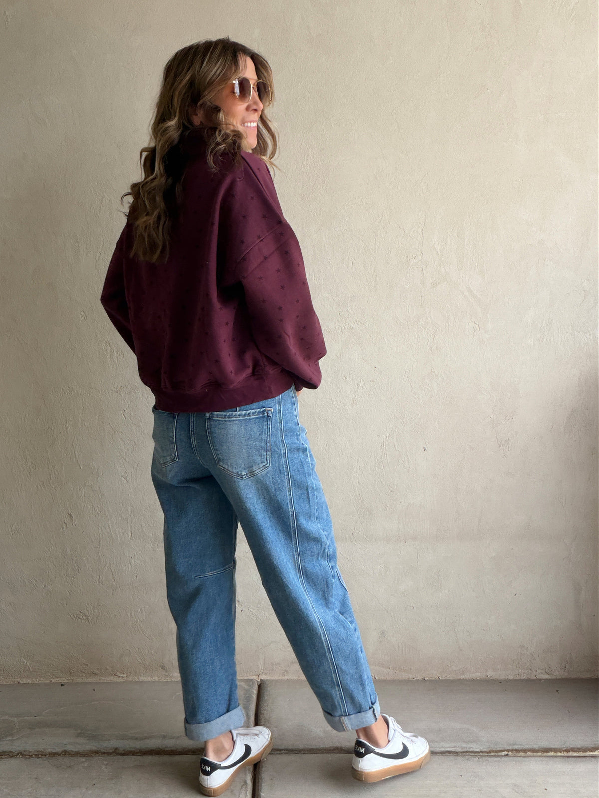 Lilly Medium Wash Barrel Jeans