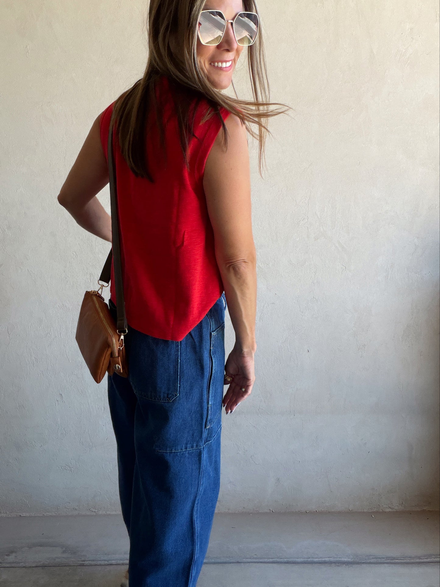 Kira Denim Pants in Dark Wash