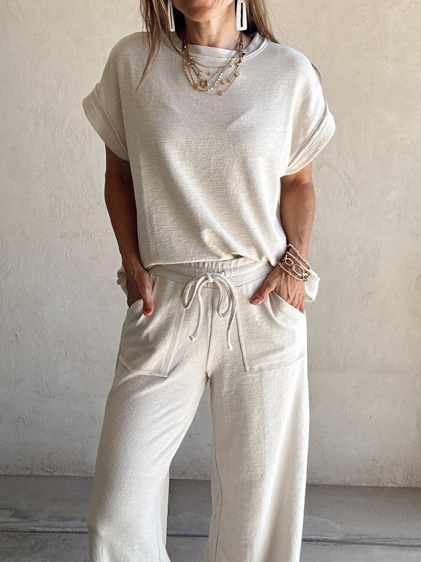 Vanessa Set in Sand Beige
