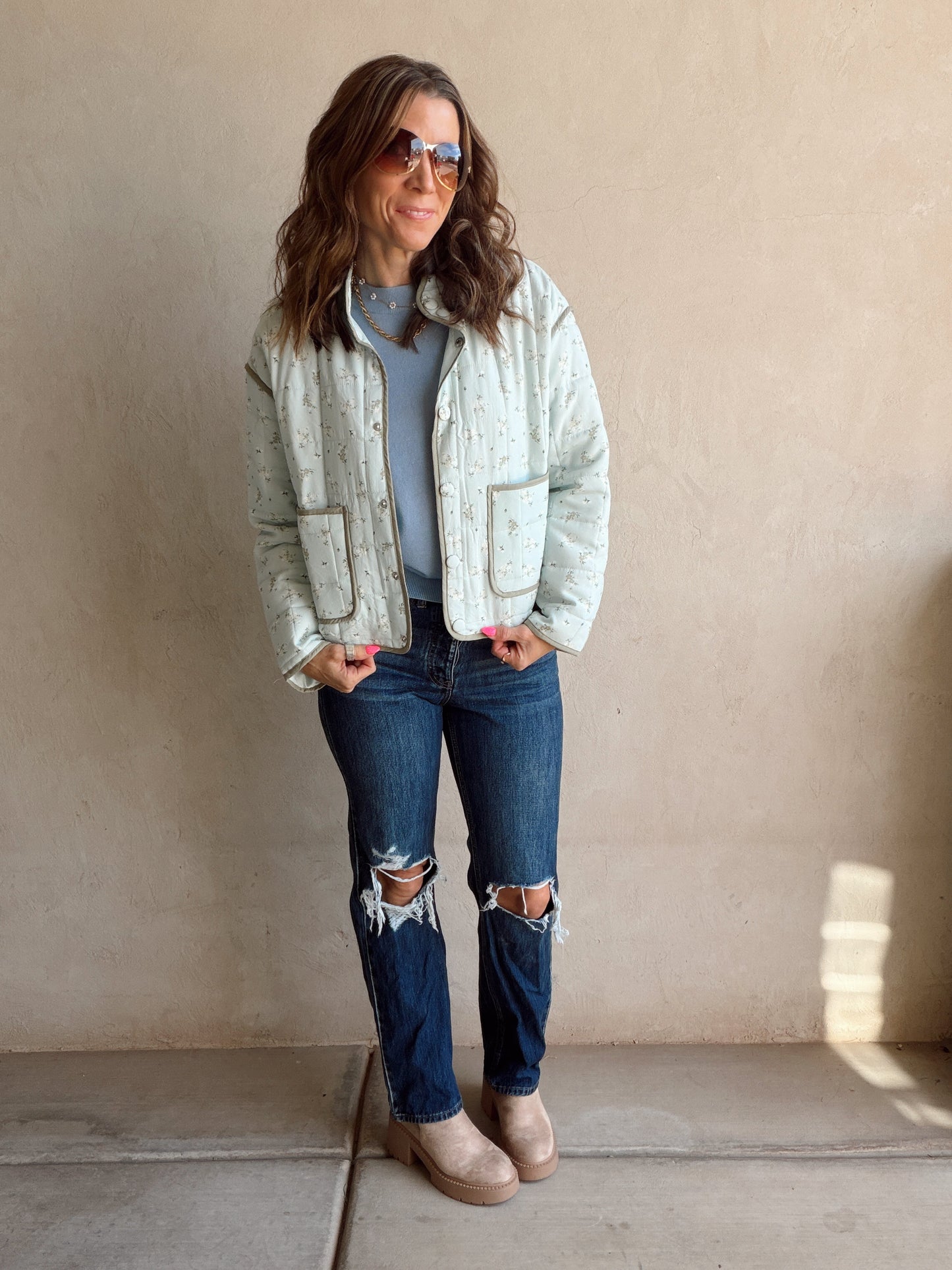 Sami Floral Button Up Jacket