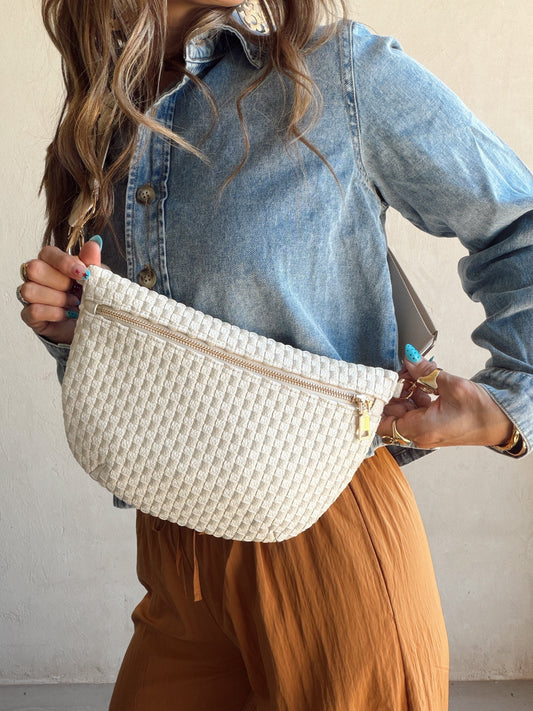 Betty Crossbody Bag in Cream