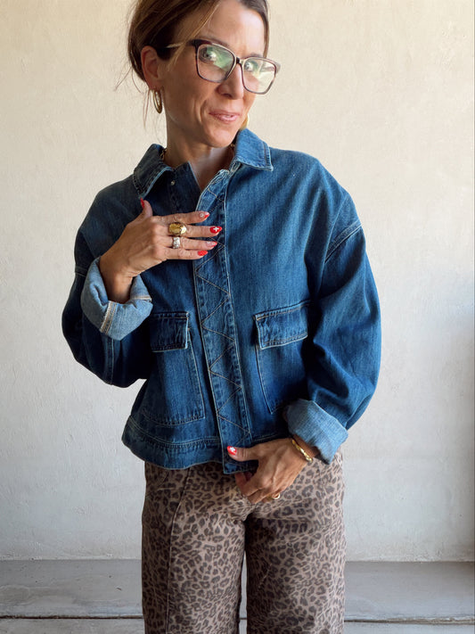 Dani Denim Jacket in Medium Denim