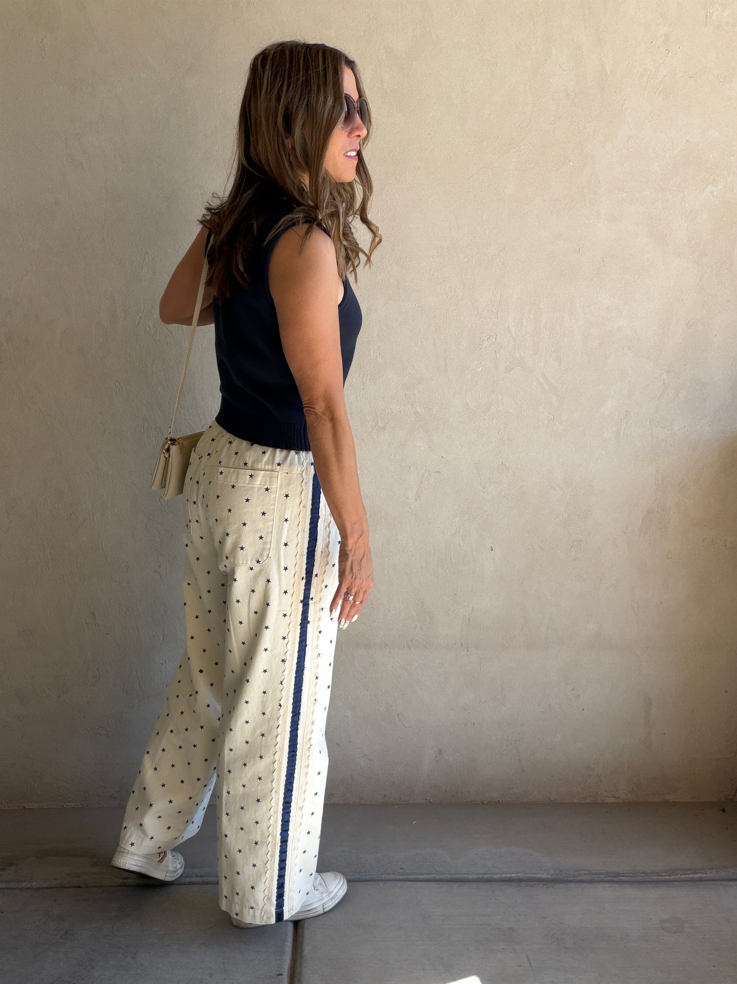 Alana Star Pants in Cream