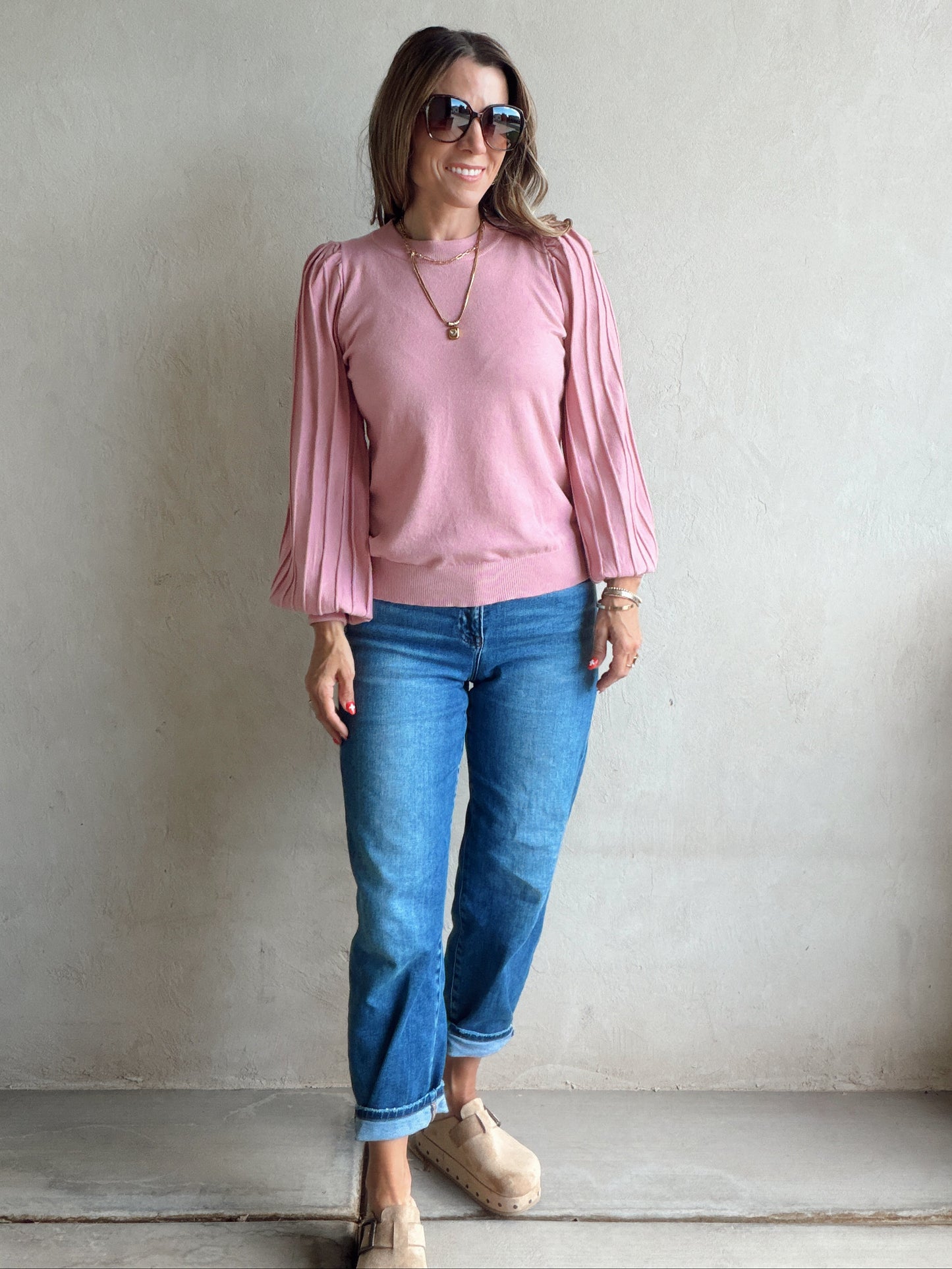 Michelle Sweater in Mauve