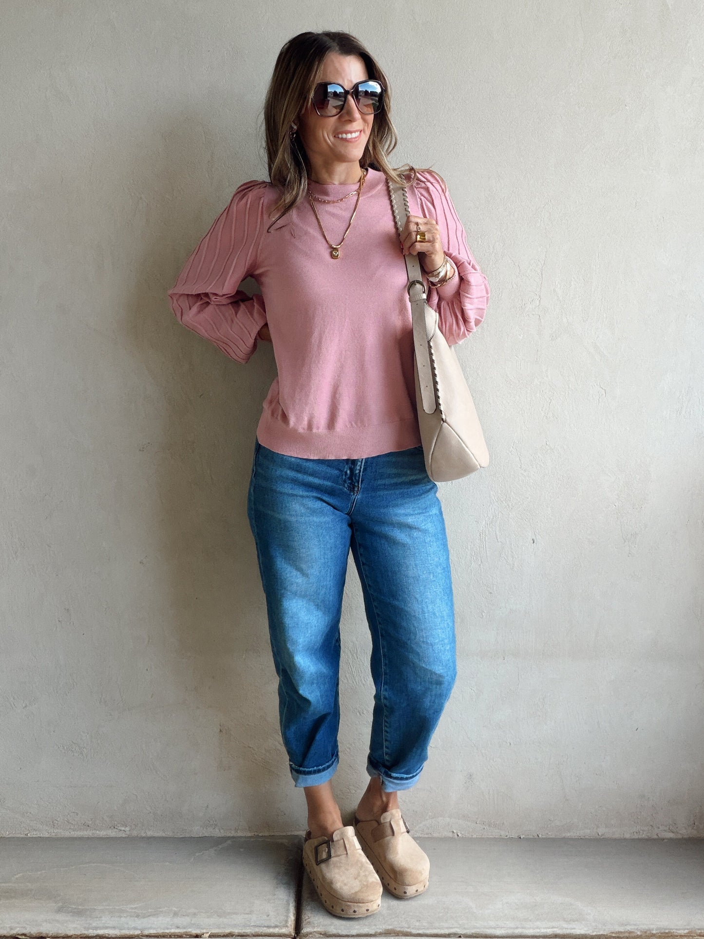 Michelle Sweater in Mauve