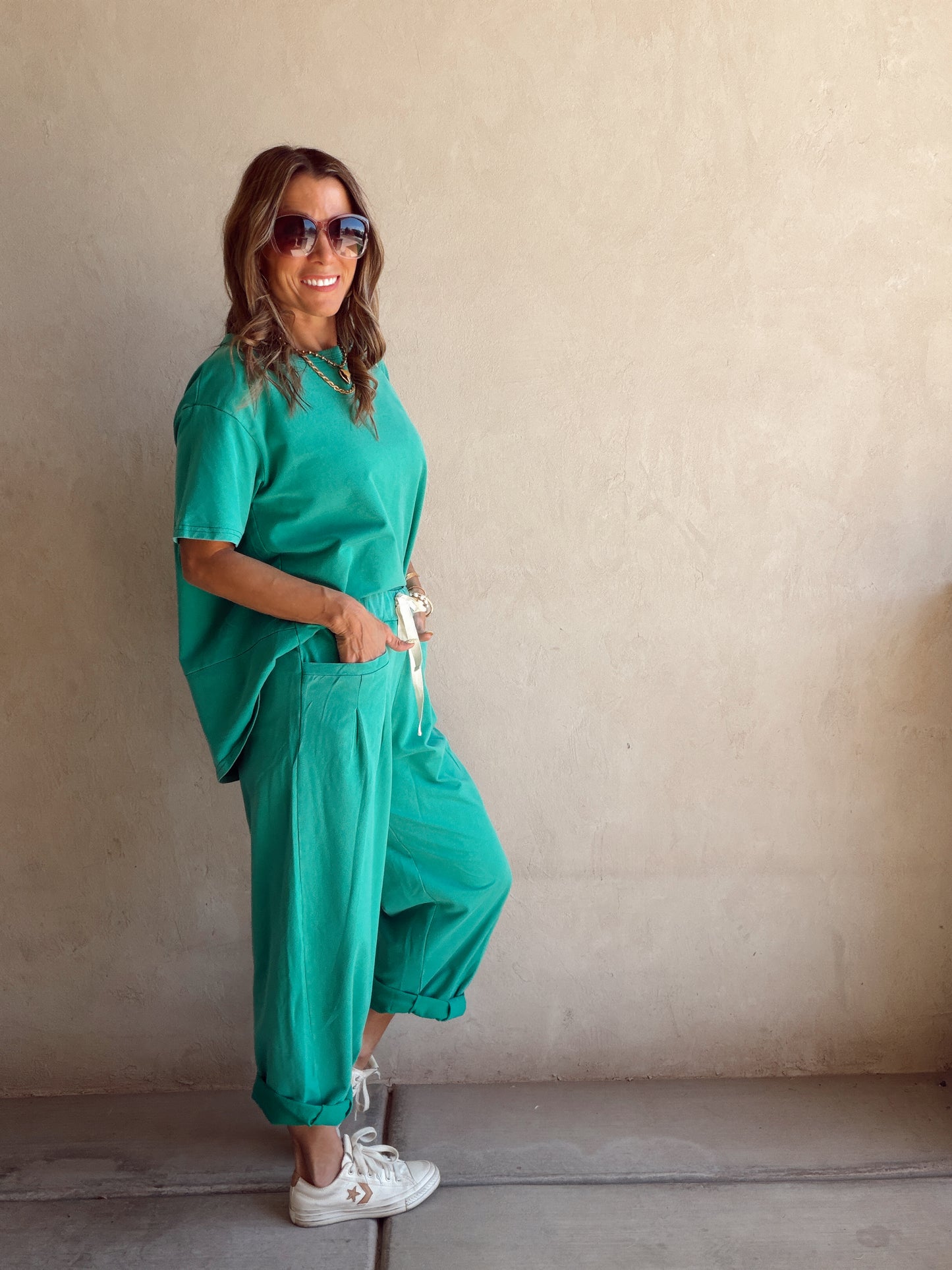 Kenna Set in Emerald
