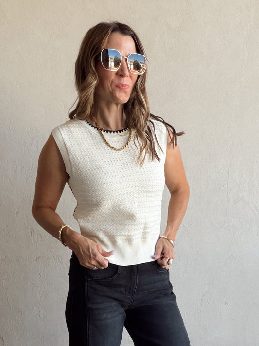 Indy Tank in Cream