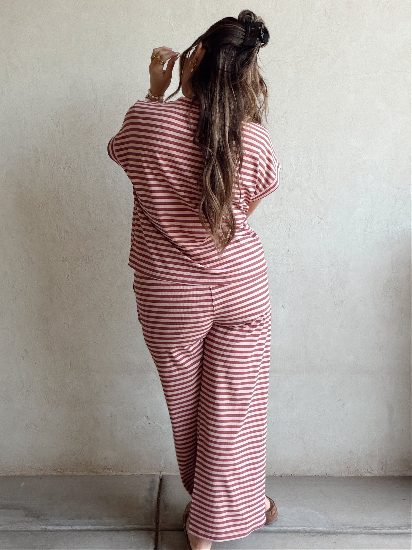 Sylvie Set in Dusty Rose & Dark Mauve (PREORDER - Ships May)